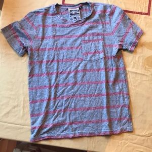 Jungmaven hemp striped short sleeve t shirt